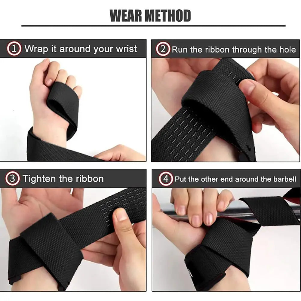 Heavy Duty Lifting Straps (1 Pair)