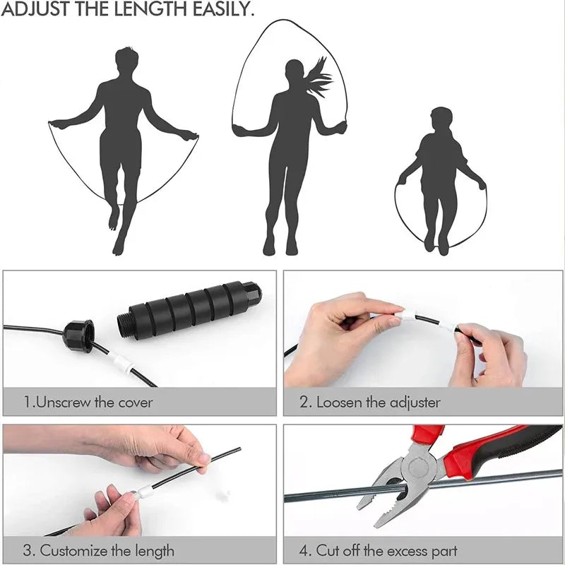 Steelbound Steel Wire Jump Rope